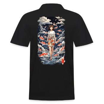 Anime Rêve Fantaisie Esthétique Manga Otaku - Polo Homme - noir - Dos - Kai (181cm)