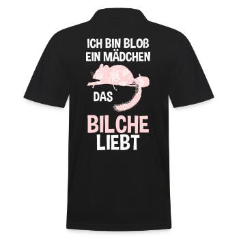 Bilch - Männer Poloshirt - Schwarz - Hinten - Kai (181cm)