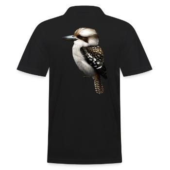 Kookaburra sucré - Polo Homme - noir - Dos - Kai (181cm)