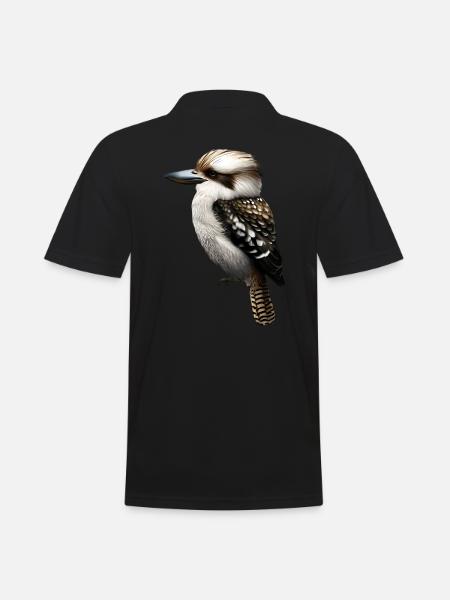 Sweet Kookaburra - Men's Polo Shirt - black
