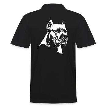 DOGO ARGENTINO chiens, chien Wilsigns - Polo Homme - noir - Dos - Kai (181cm)