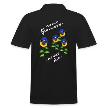 Ukraine solidarité libre kiev stand avec marioupol - Polo Homme - noir - Dos - Kai (181cm)