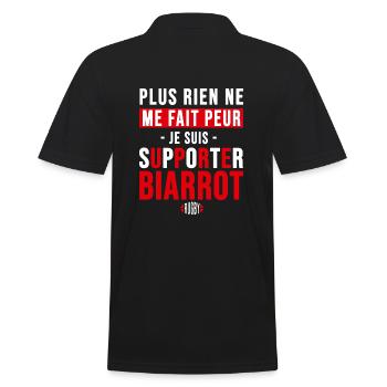 Rugby Biarritz cadeau supporter biarrot BO - Polo Homme - noir - Dos - Kai (181cm)