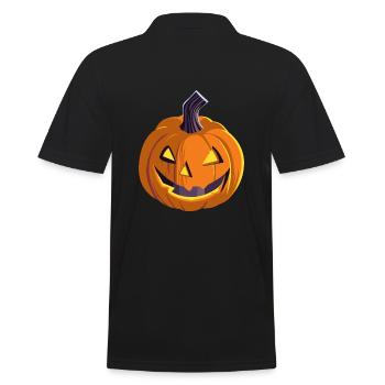 Citrouille d’Halloween - Polo Homme - noir - Dos - Kai (181cm)