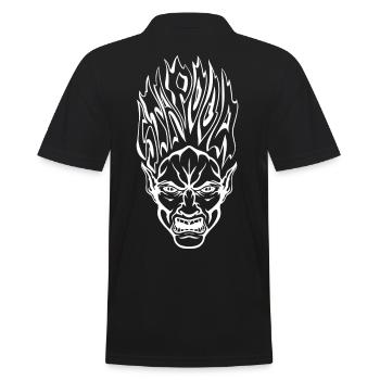 Stapooa démone1 - Polo Homme - noir - Dos - Kai (181cm)