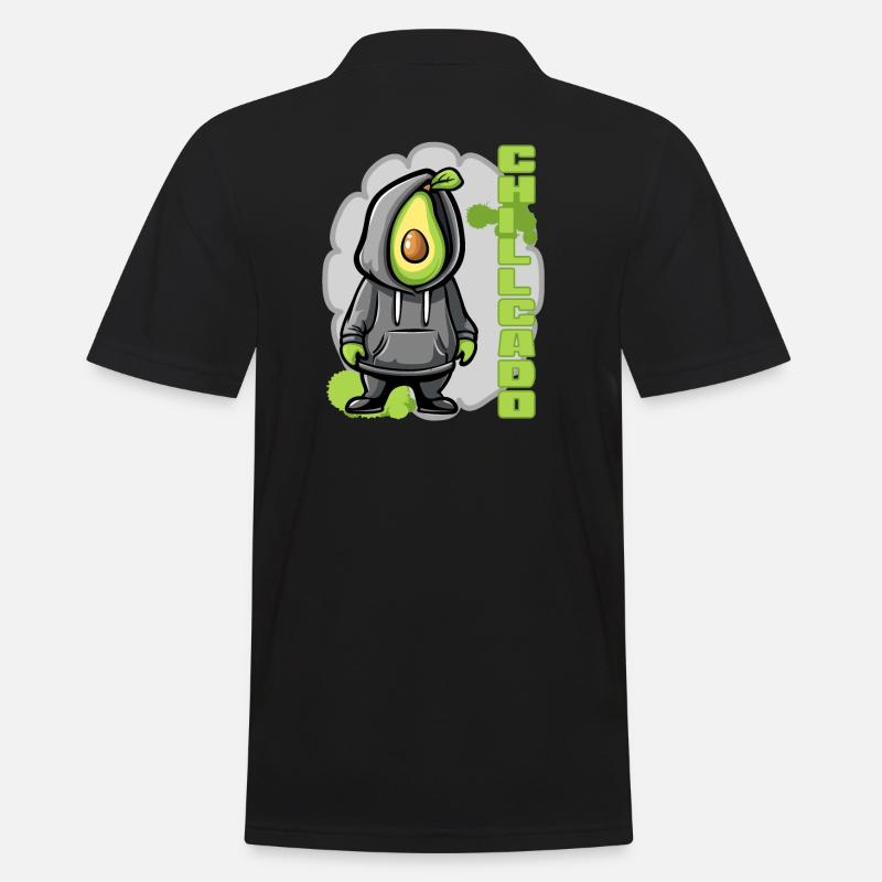 Chillcado - Avocat avec sweat à capuche - Polo Homme - noir