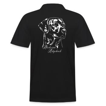 RHODESIAN RIDGEBACK Wilsigns Chien Portrait - Polo Homme - noir - Dos - Kai (181cm)