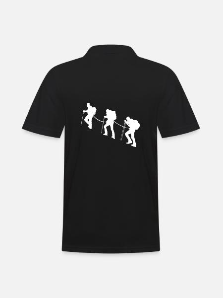 Mountaineering mountaineer sport mountain - Men's Polo Shirt - black