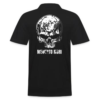 MEMENTO MORI CRÂNE - Polo Homme - noir - Dos - Kai (181cm)
