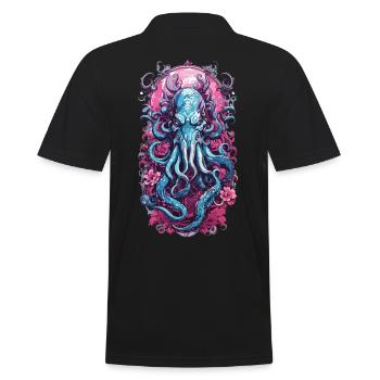 Occulte Kraken monstre Halloween Goth Design - Polo Homme - noir - Dos - Kai (181cm)