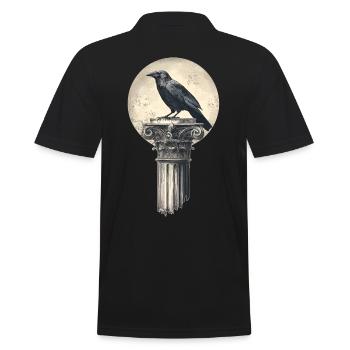 Corbeau - Polo Homme - noir - Dos - Kai (181cm)