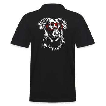 Drôle BEAUCERON Lunettes Chien Chien Wilsigns - Polo Homme - noir - Dos - Kai (181cm)