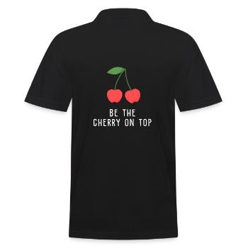 Être la cerise sur le dessus - Polo Homme - noir - Dos - Kai (181cm)
