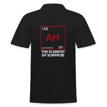 Chemical Element for Surprise - Surprise - Men's Polo Shirt - black - Back - Kai (181cm)
