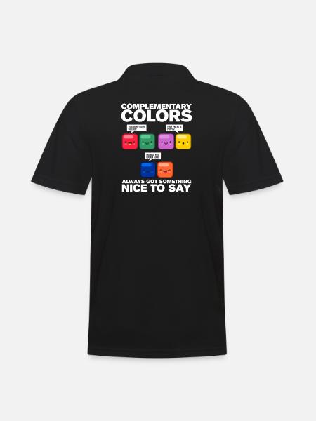 Kunstner kunstner kunstner gave - Herre poloshirt - sort