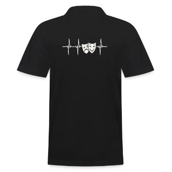 Battements de coeur Théâtre - Polo Homme - noir - Dos - Kai (181cm)