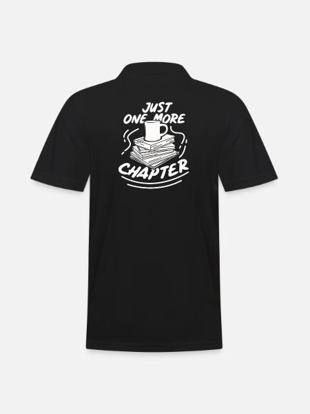 Read books book gift bookshelf - Men's Polo Shirt - black
