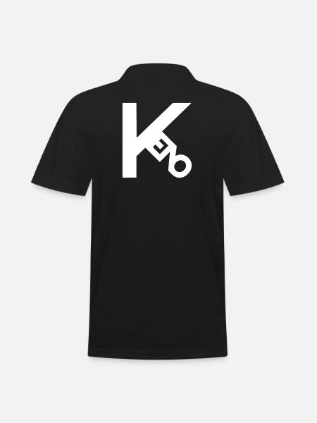 Keno white - Men's Polo Shirt - black