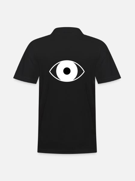 I SEE U - Polo Homme - noir