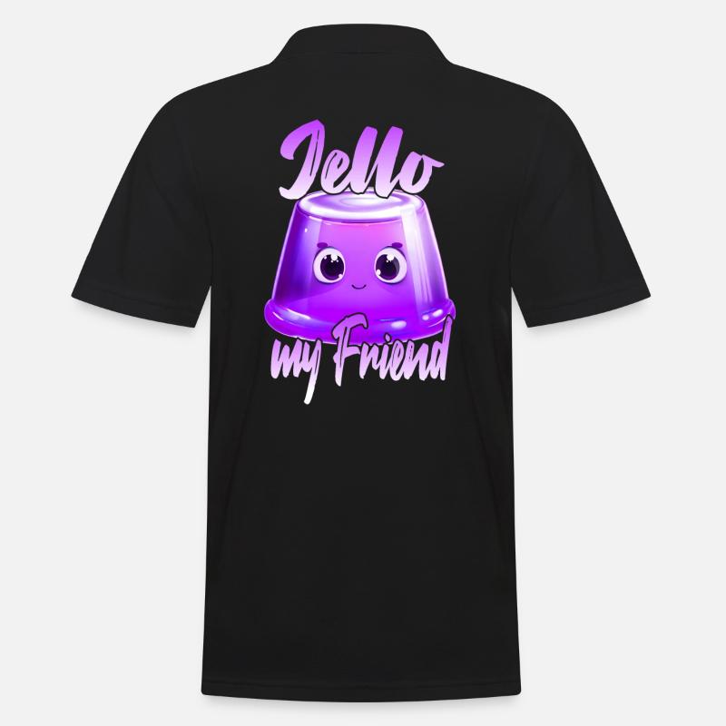 Jello mon ami - Polo Homme - noir