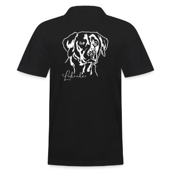 LABRADOR RETRIEVER Chiens Chien Labbi Wilsigns - Polo Homme - noir - Dos - Kai (181cm)