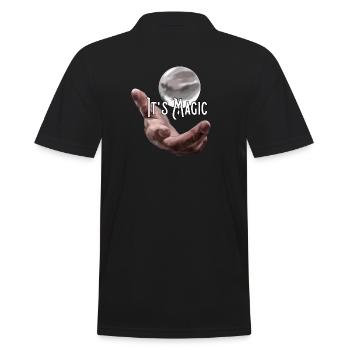 Main avec ballon, magie, magie - Polo Homme - noir - Dos - Kai (181cm)