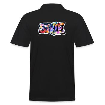 Style your Life - Men's Polo Shirt - black - Back - Kai (181cm)