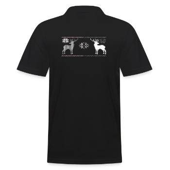 Noël, Renne - Polo Homme - noir - Dos - Kai (181cm)