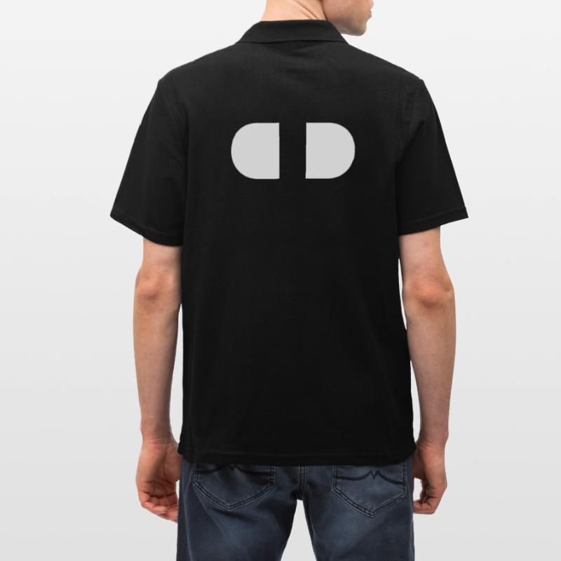 controller-split-weiss Männer Poloshirt