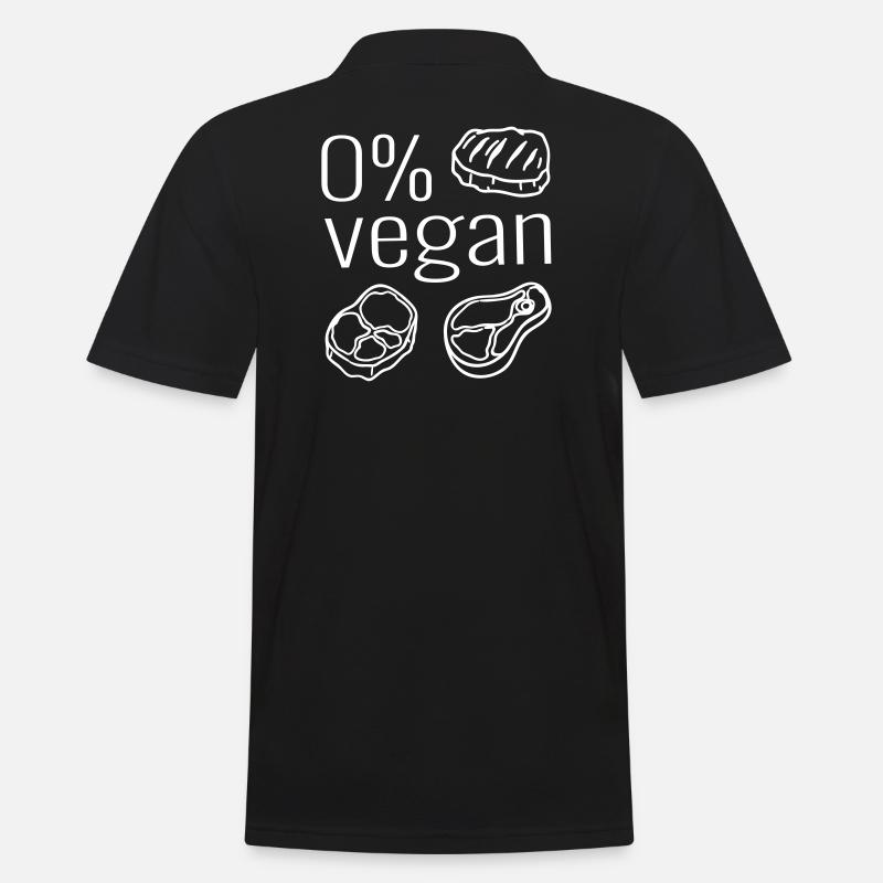 Fleischesser Fleischer Fleisch Steak Grillfleisch - Männer Poloshirt - Schwarz