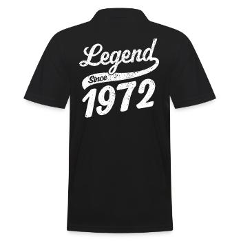 Légende depuis 1972 - Polo Homme - noir - Dos - Kai (181cm)