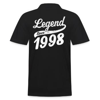 Légende depuis 1998 - Polo Homme - noir - Dos - Kai (181cm)
