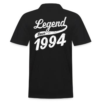 Légende depuis 1994 - Polo Homme - noir - Dos - Kai (181cm)