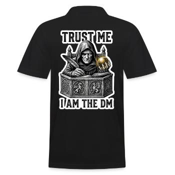 Croyez-moi, je suis le maître du jeu de rôle TTRPG - Polo Homme - noir - Dos - Kai (181cm)