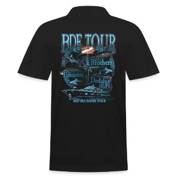 Egypt BDE Diving Elphinstone Dedalus Brothers - Men's Polo Shirt - black - Back - Kai (181cm)