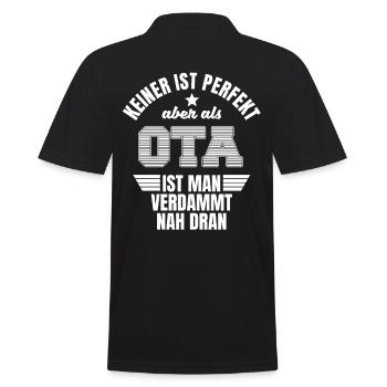operationstechnischer OP assistent Geschenk - Männer Poloshirt - Schwarz - Hinten - Kai (181cm)