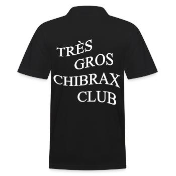 très gros chibrax club | cadeau pour beauf - Polo Homme - noir - Dos - Kai (181cm)