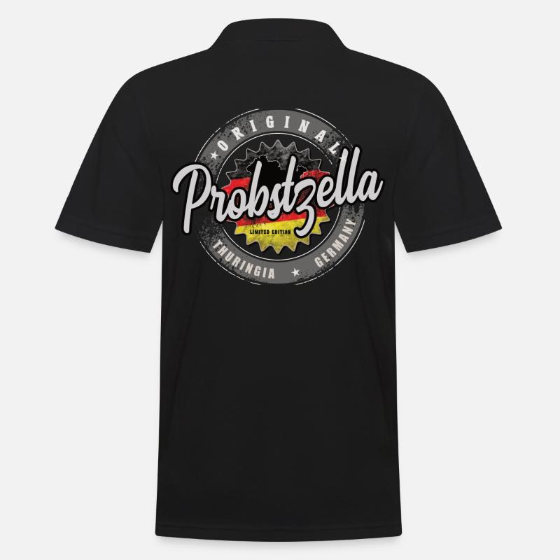 Original Germany Thüringen Probstzella - Männer Poloshirt - Schwarz