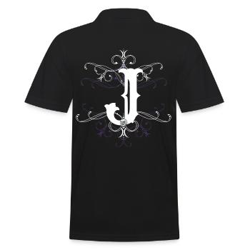 Letter J Letter J - Men's Polo Shirt - black - Back - Kai (181cm)