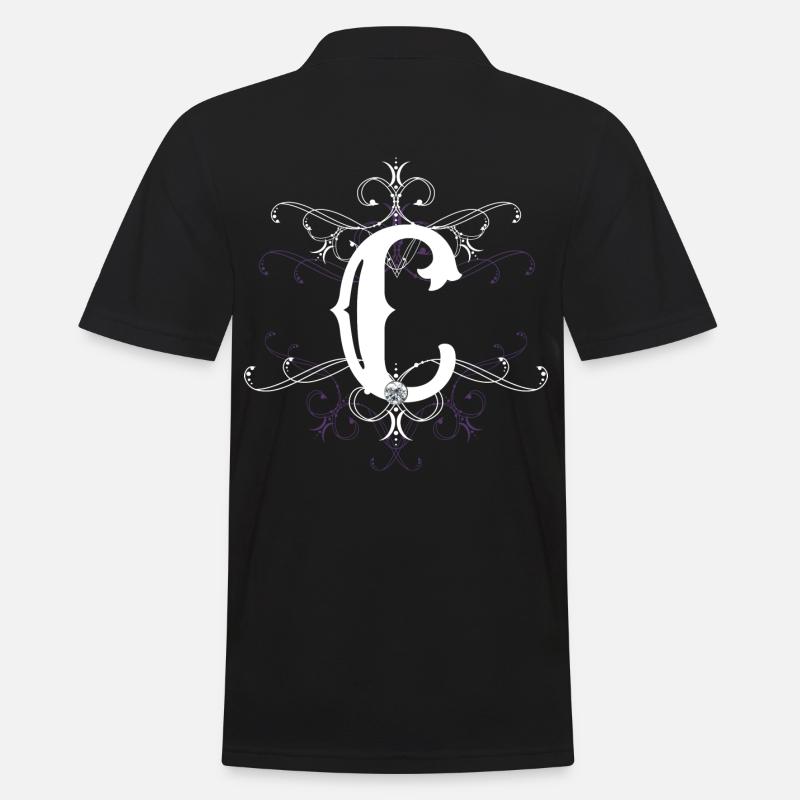 Point C, point c) - Polo Homme - noir
