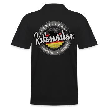 Original Germany Thüringen Kaltennordheim - Männer Poloshirt - Schwarz - Hinten - Kai (181cm)