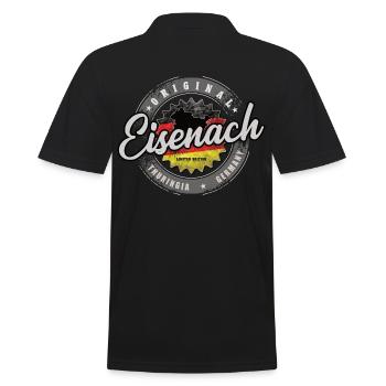 Original Germany Thuringia Eisenach Thuringian Forest - Men's Polo Shirt - black - Back - Kai (181cm)