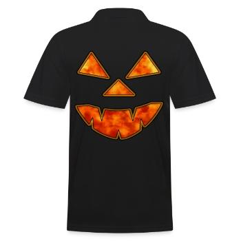 Halloween - Men's Polo Shirt - black - Back - Kai (181cm)