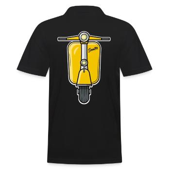 Scooter Scooter Scooter jaune - Polo Homme - noir - Dos - Kai (181cm)