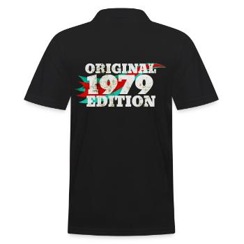 1979 année de naissance - Polo Homme - noir - Dos - Kai (181cm)