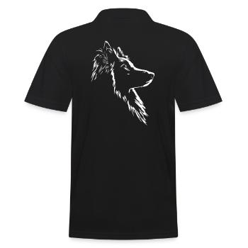 Belge Tervueren Silhouette Chien Chiens Wilsigns - Polo Homme - noir - Dos - Kai (181cm)