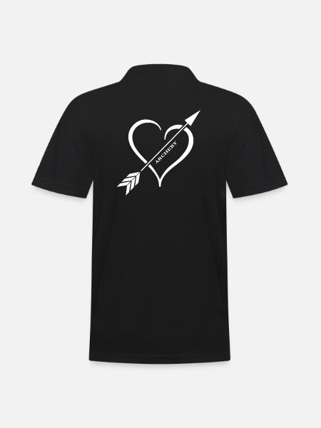 Archery Archery course Archers - Men's Polo Shirt - black