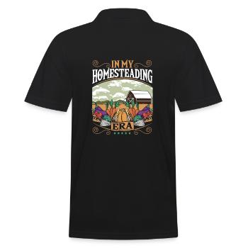 Tiny House en permaculture à l’époque de mon homesteading - Polo Homme - noir - Dos - Kai (181cm)
