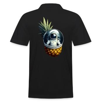 Astronaute à l’ananas - Polo Homme - noir - Dos - Kai (181cm)