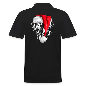 Père Noël Labrador Labbi Chien Wilsigns - Polo Homme - noir - Dos - Kai (181cm)